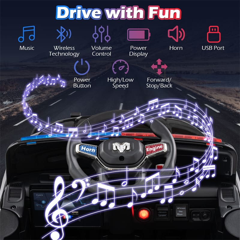 12V Kids Ride-On Truck Car Licensed RAM 3500 Electric Vehicle with Remote Control, Soft Start & LED Lights, Ride On Toy for Boys Girls Aged 3+