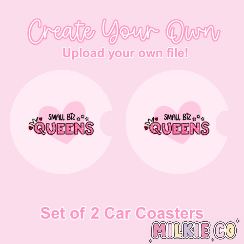 Create Your Own: Car Coasters (2pcs)