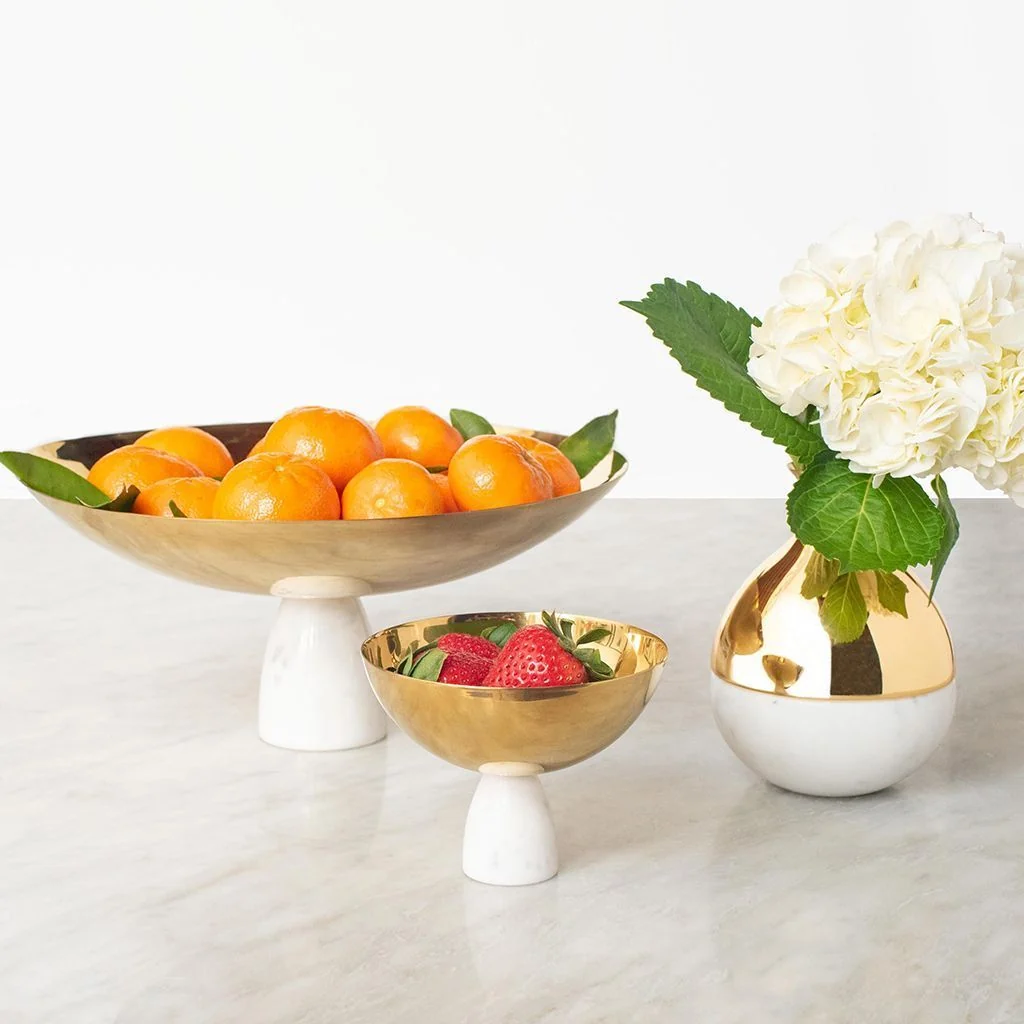 Coluna Gold Nut Bowl