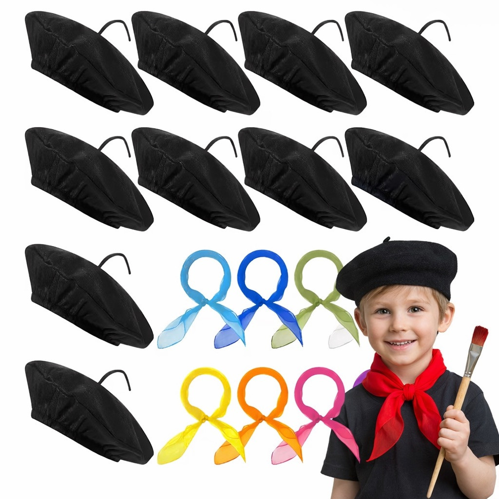 Kids�� Parisian Beret Costume Set with Matching Scarf 1377