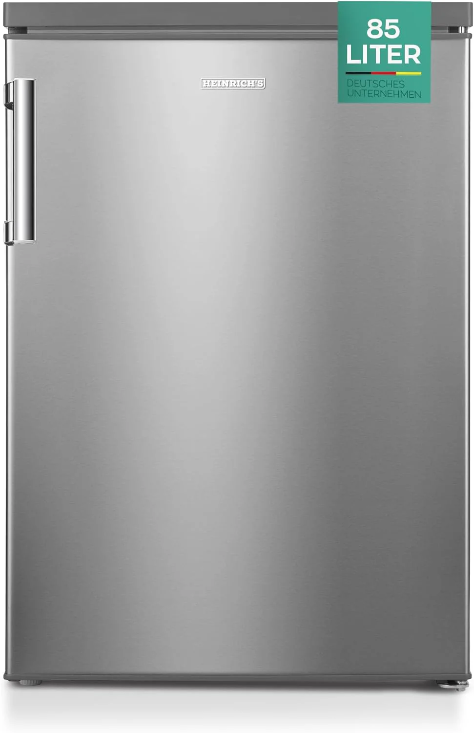 Heinrich´s Gefrierschrank 61Liter -18°C Freezer, 3x Gefrierschublade, 7 Stufen Temperaturregler, Airflow, wechselbarer Türanschlag weiß