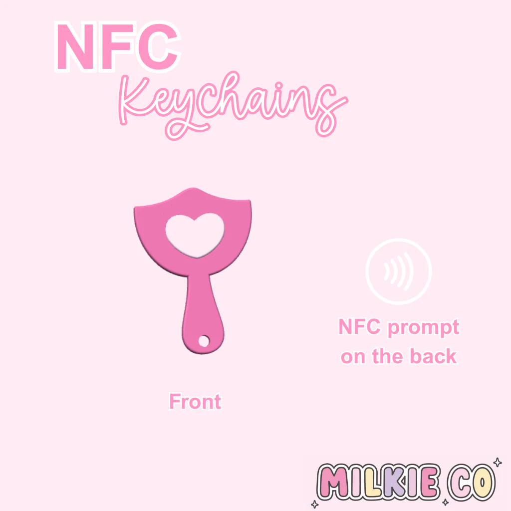 Lash Mirror NFC Keychain