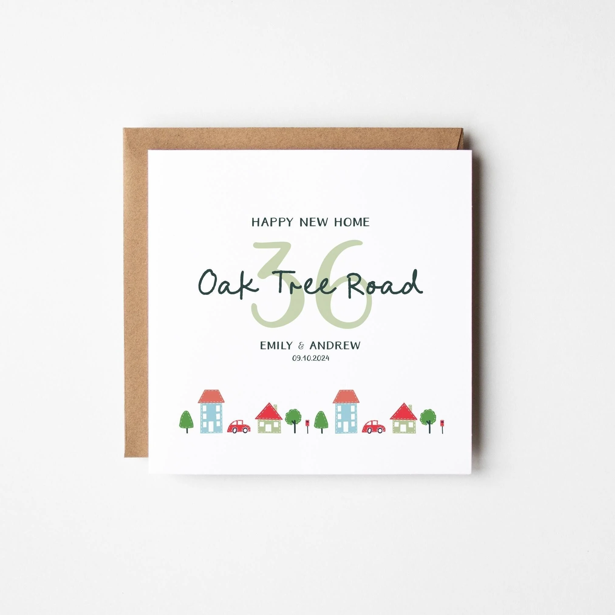 New Home Card ? Personalised New Home Card ? New Address Card ? Housewarming Card ? New Home Gift Card