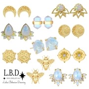 Gold Stud Earrings