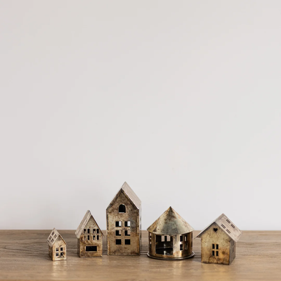 Decorative Tin Houses