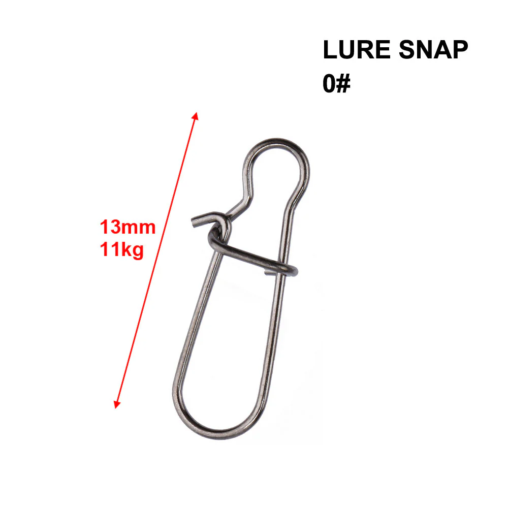 Lure Snap 0# 80pcs 13mm 11kg