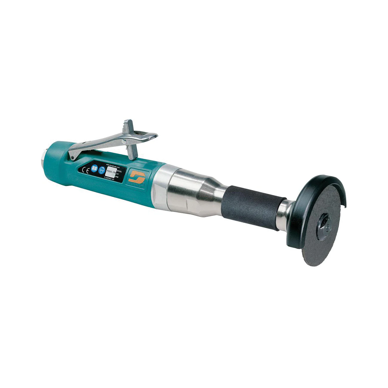 Dynabrade 52578  ~  3 Inch Diameter Straight-Line 6 Extension Cut-Off Wheel Tool 1 Hp 20000 Rpm Rear Exhaust 3/8 Inch-24 Spindle Thread