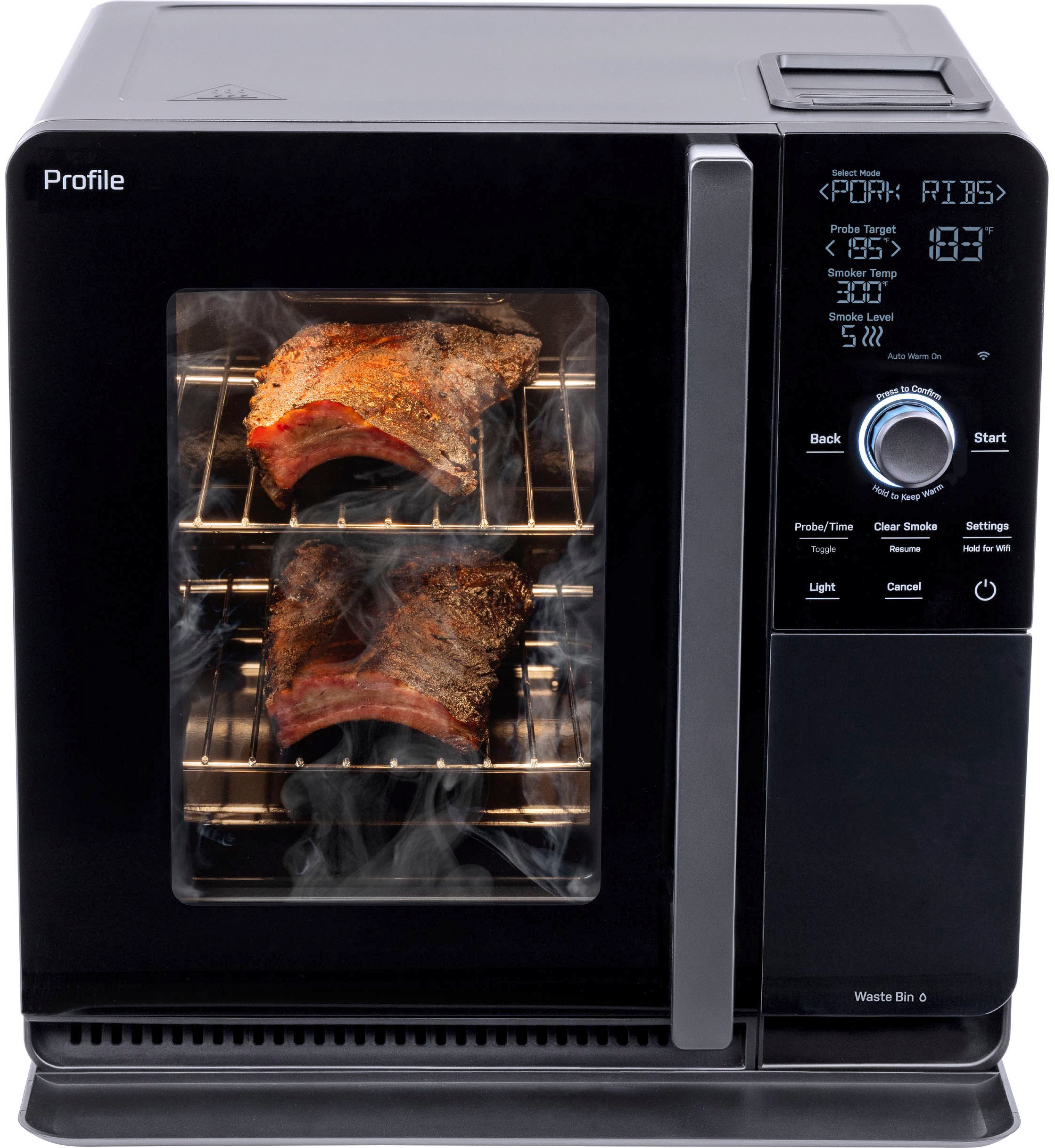 2025 Profile – Smart Indoor Smoker – Black