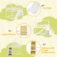 Twin Over Twin Bunk Bed with Slide and Staircase