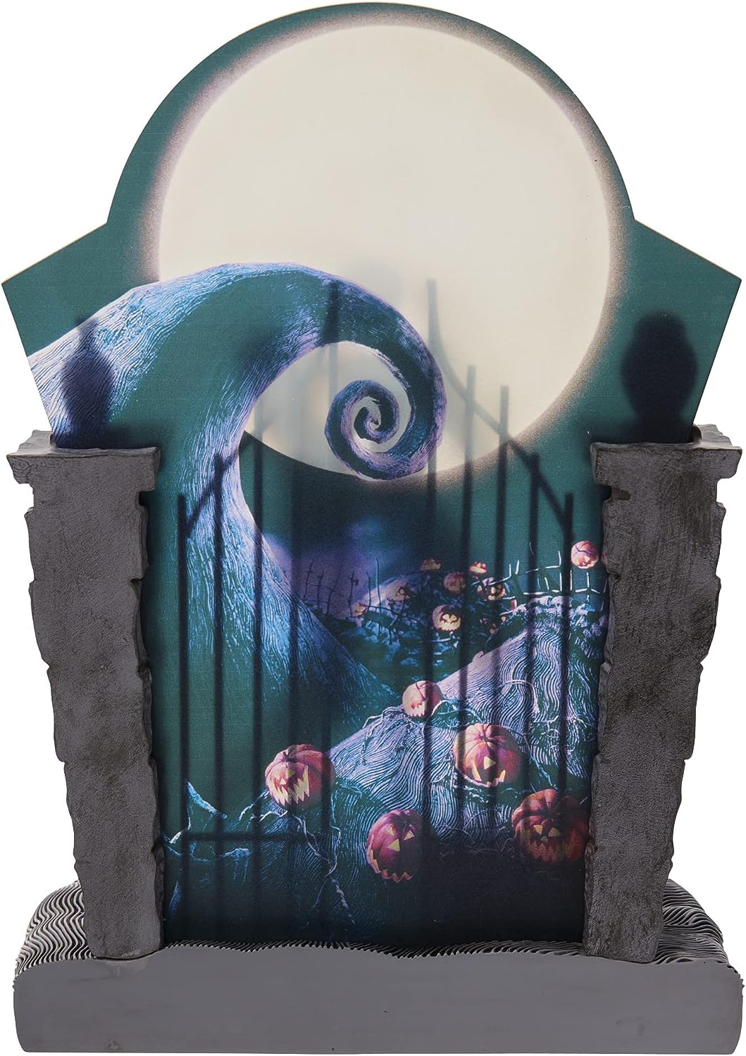 Nightmare Jack and Sally Dancing Light Statue, 9"