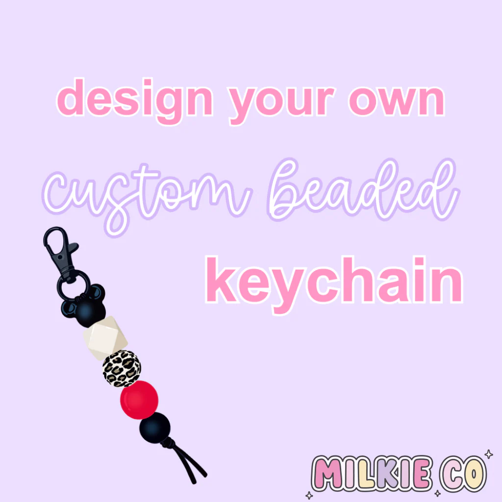 Custom Beaded Keychain