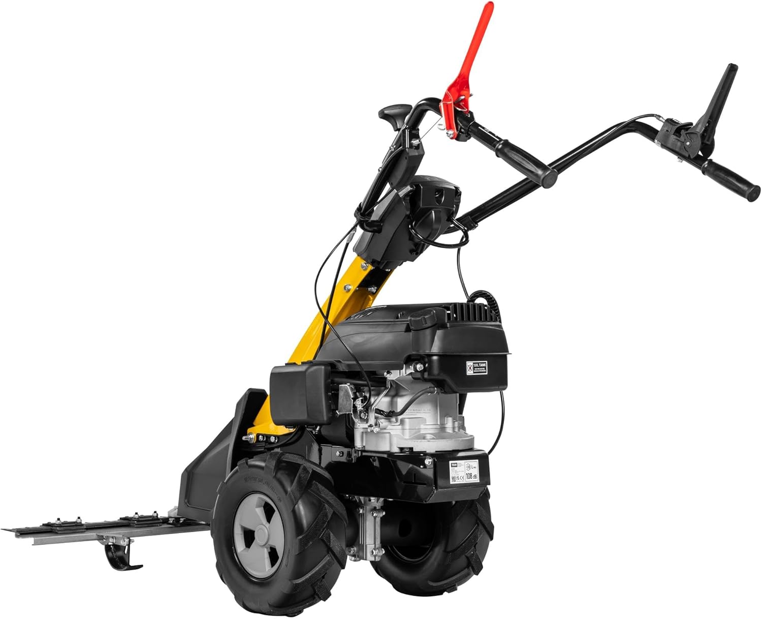 TEXAS Profi Benzin Balkenmäher CB8750 196ccm Wiesenmäher Hochgrasmäher Rasenmäher mit Antrieb Radantrieb | 5,7PS | 4200Watt | Schnittbreite 870mm | 4-Takt-Motor | für gewerbliche Nutzung geeignet