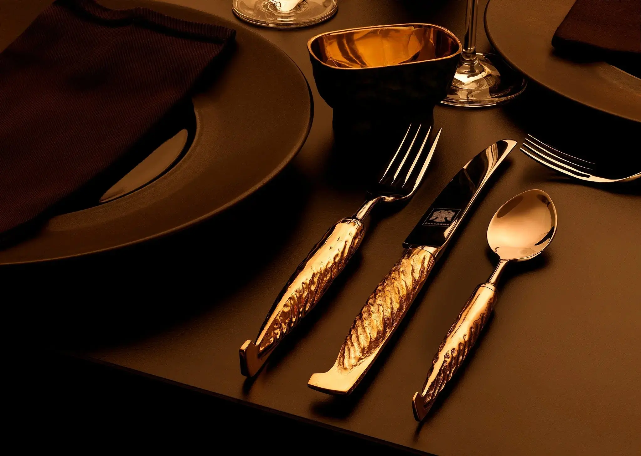 Bronze Cutlery Butter Knife Set 6 pieces | Eaglador