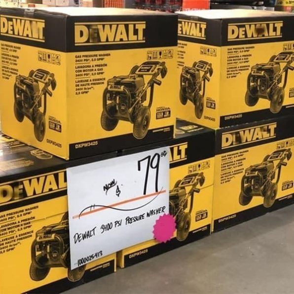 2025 DeWalt Pressure Ready 3400 PSI 2.5 GPM Cold Water Gas Pressure Washer