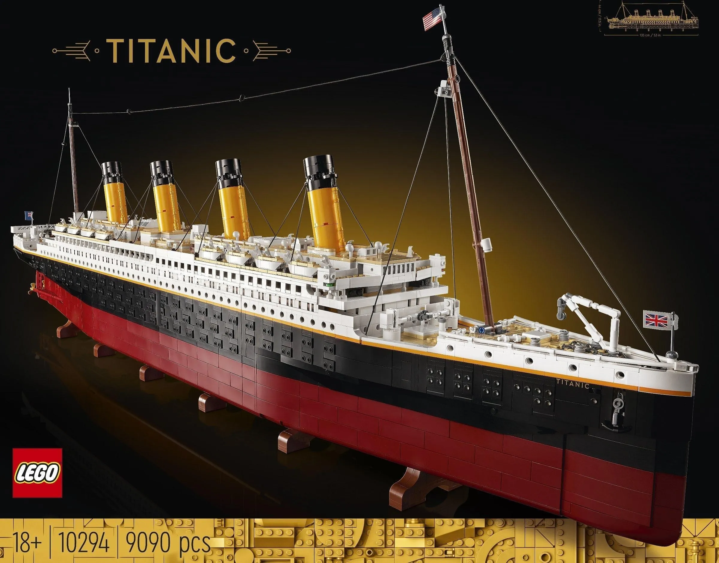 LEGO Creator Expert Il Titanic 10294 - Modello da Collezione Dettagliato