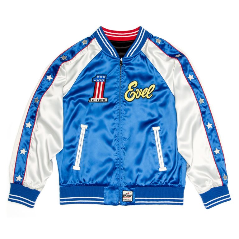 DEATHPROOF X EVEL KNIEVEL REVERSIBLE BOMBER JACKET