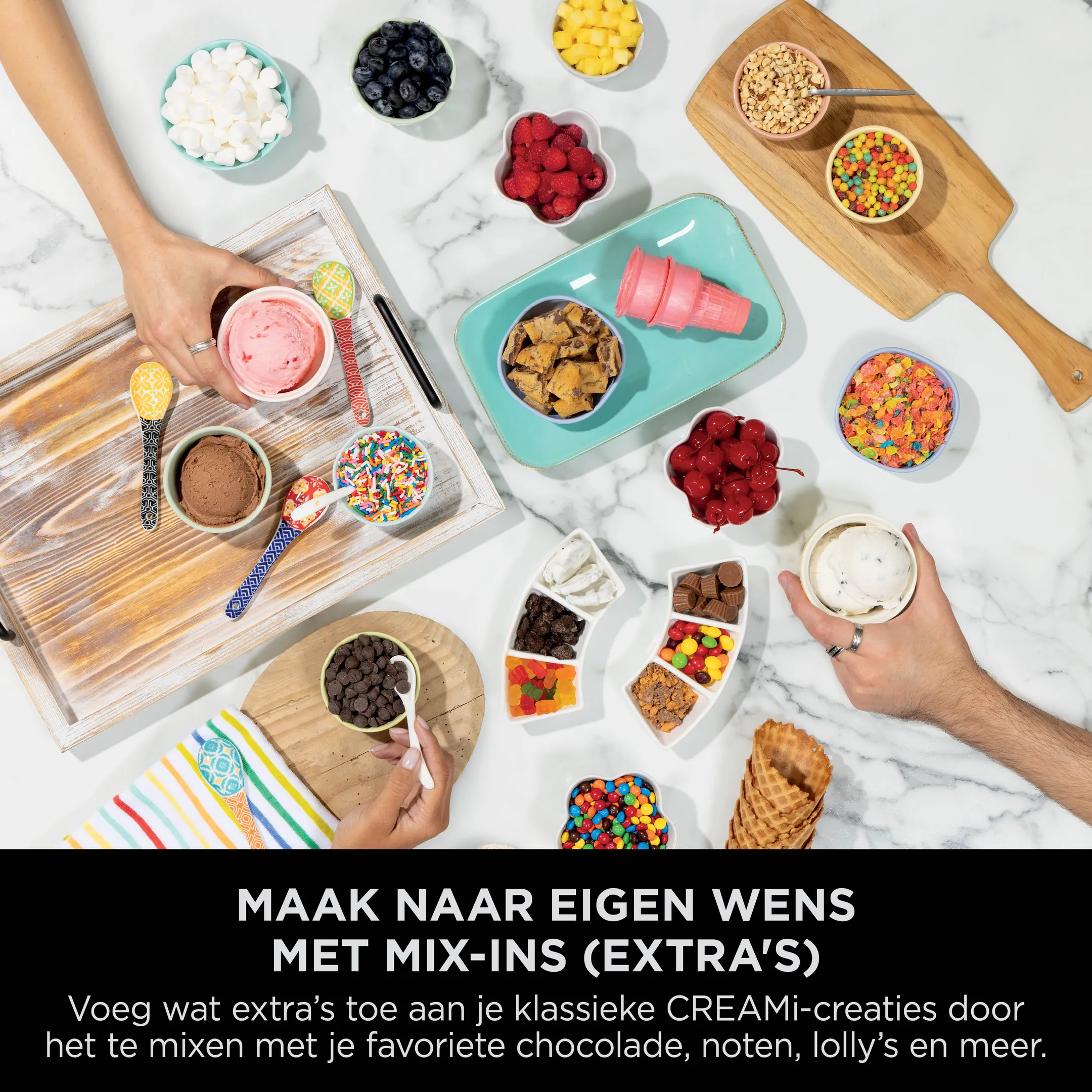 Ninja Softijs- en schepijsmachine Creami SPIN - NC701BU