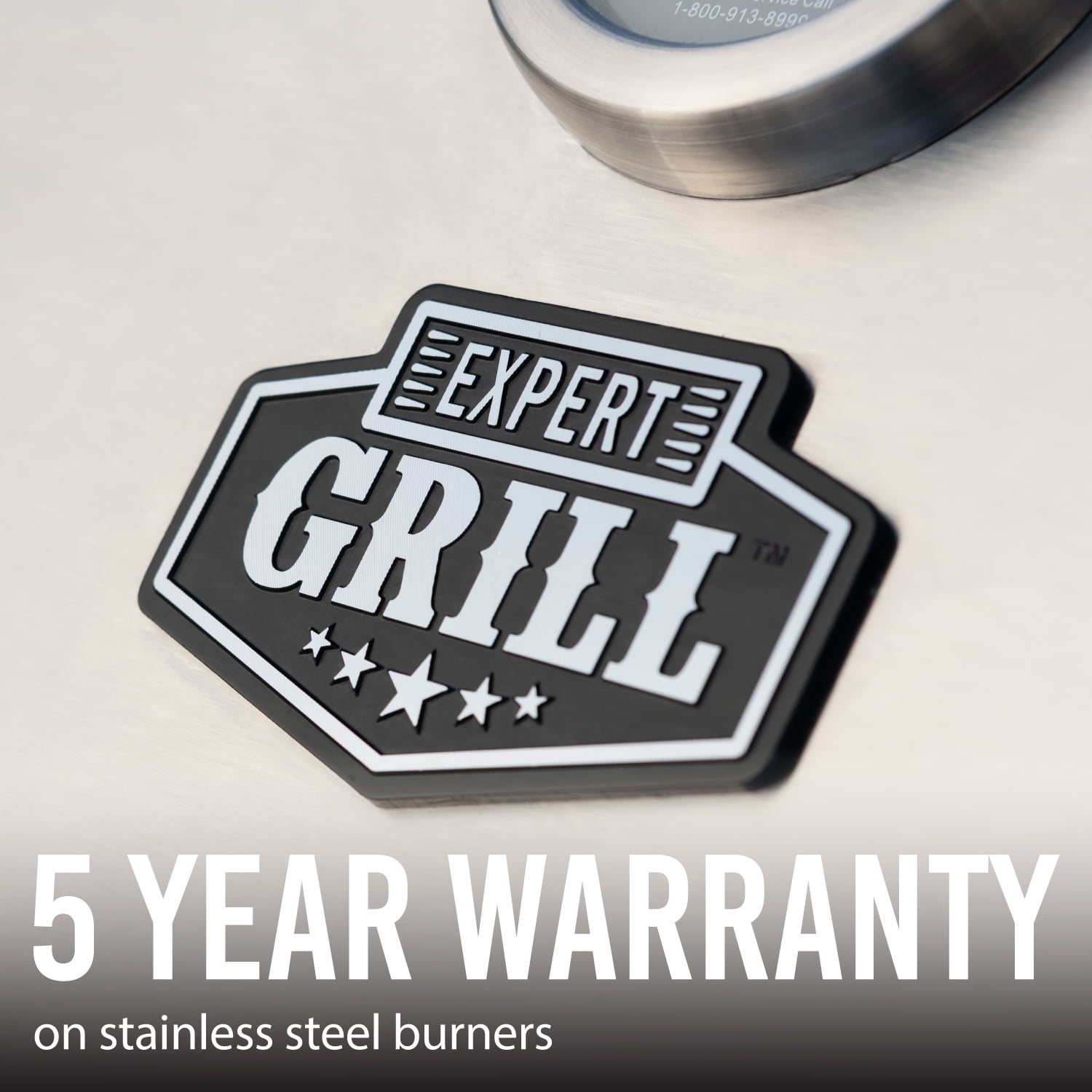 Expert Grill 5 Burner Propane Gas Grill with Side Burner