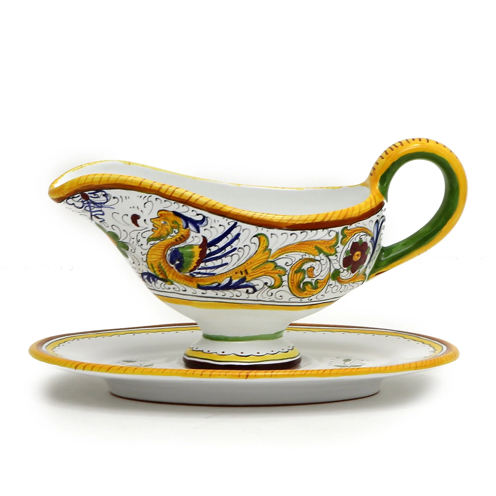 Raffaellesco Gravy Sauce Boat with Tray