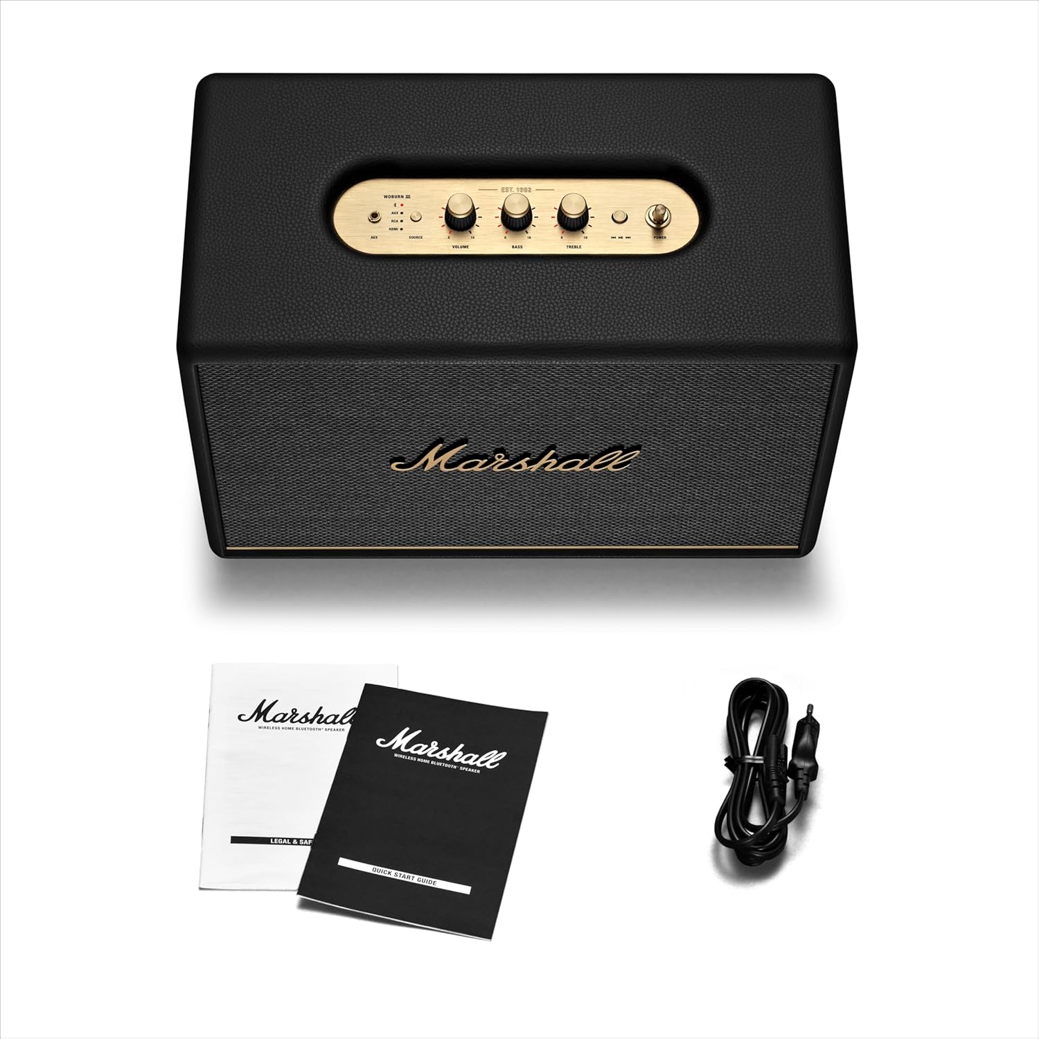 Marshall Woburn III Bluetooth Altoparlante, senza fili Casse Nero