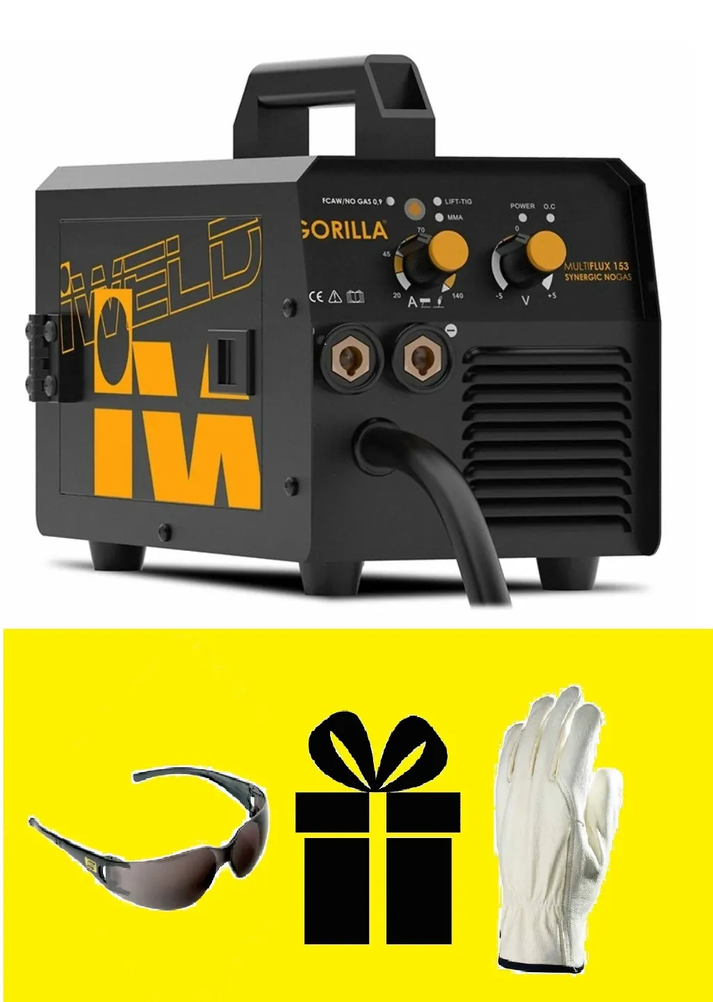 Iweld GORILLA MULTIFLUX 153 SYNERGIC NOGAS hegesztő inverter