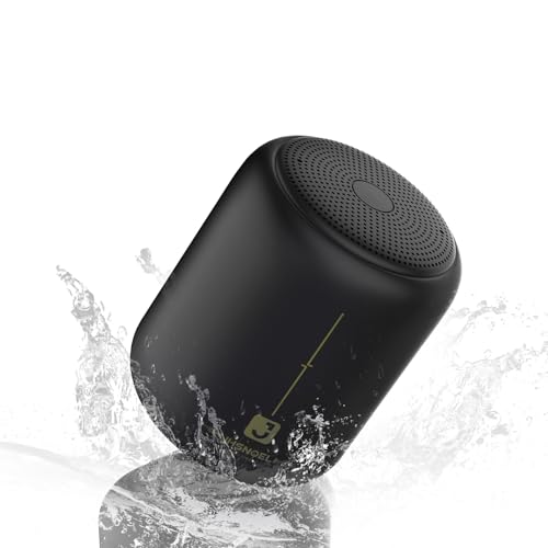 Altoparlante Bluetooth portatile, impermeabile IPX7, altoparlante wireless con audio HD e Bluetooth 5.3, 15 ore di riproduzione, stereo da 5 W, bassi profondi, chiamate in vivavoce, formato mini, per : Elettronica