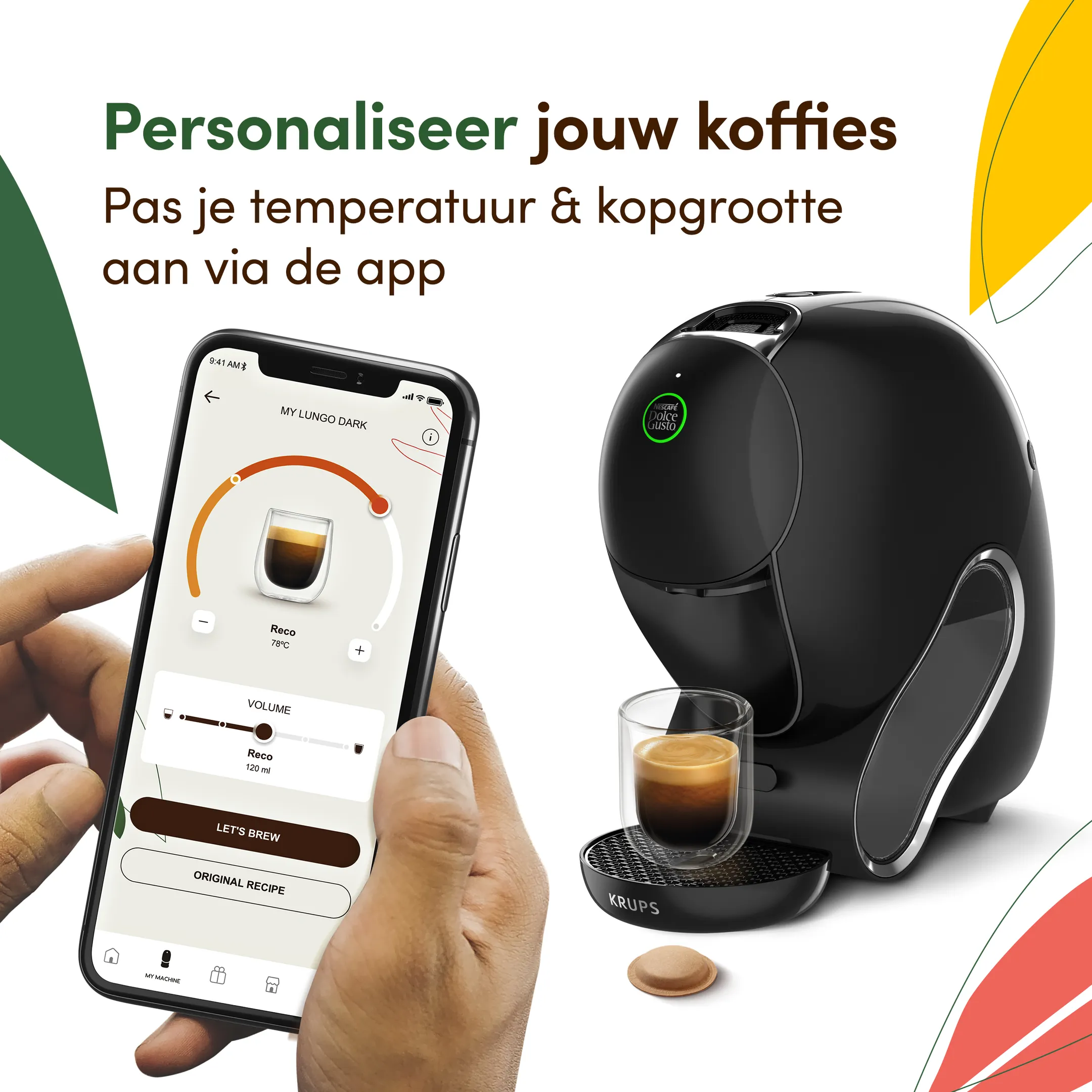 Krups Koffiemachine NESCAFÉ Dolce Gusto NEO CAFFÈ zwart KP830810
