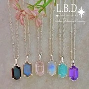 Gold Gemstone Necklaces