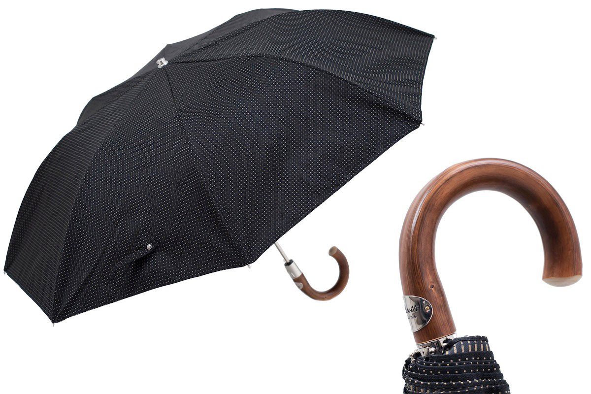 Classic Folding Umbrella, Chestnut Handle