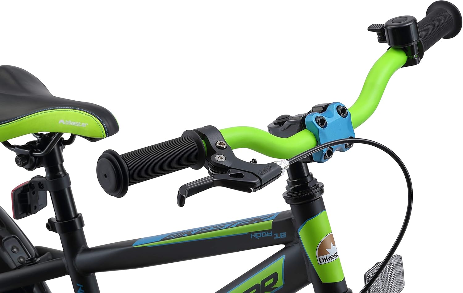 BIKESTAR Bicicleta Infantil para niños y niñas a Partir de 4 años | Bici de montaña 16 Pulgadas con Frenos | 16