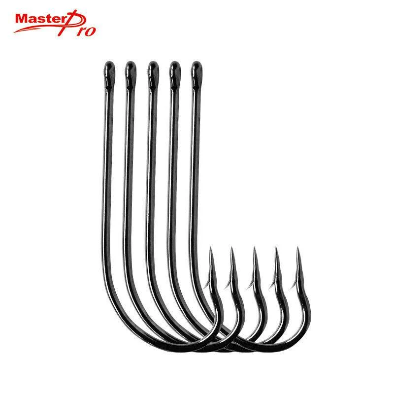 100 pcs 12#Chemically Sharpened O'Shaughnessy Hooks Fishing Tackle