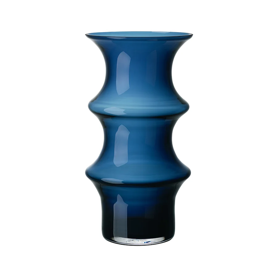Pagod Large Vase, Petrol Blue
