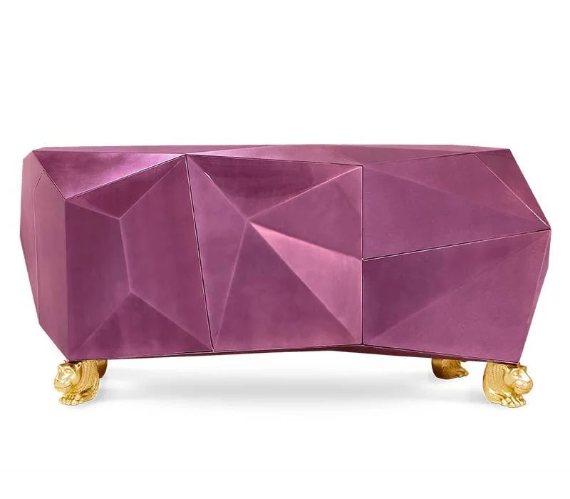 Diamond Amethyst Sideboard