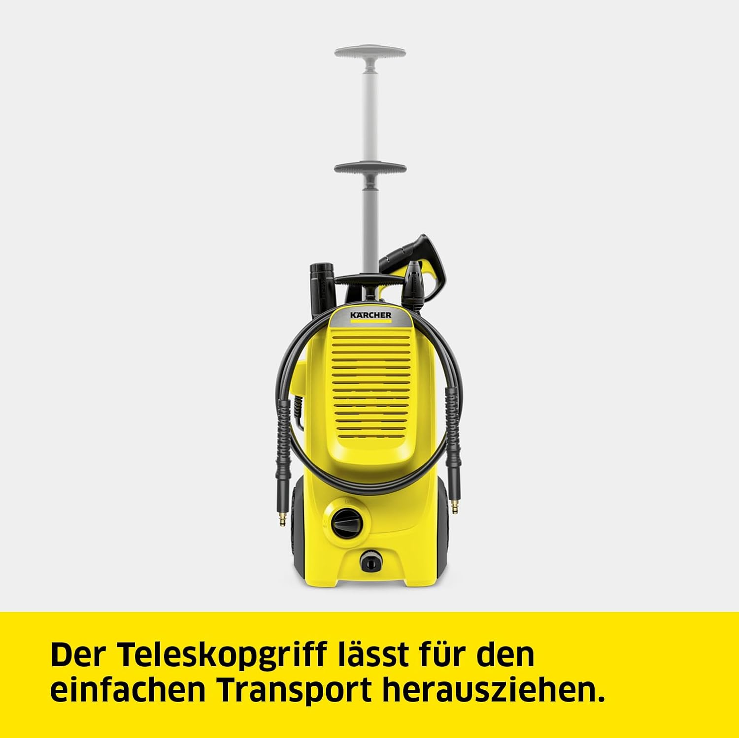 Kärcher Hochdruckreiniger K 5 Power Control, Druck: max. 145 bar, Fördermenge: 500 l/h, Flächenleistung: 40 m²/h, Wasserfilter, Gewicht: 13 kg, Hochdruckschlauch und -pistole, Dreckfräser, Strahlrohr