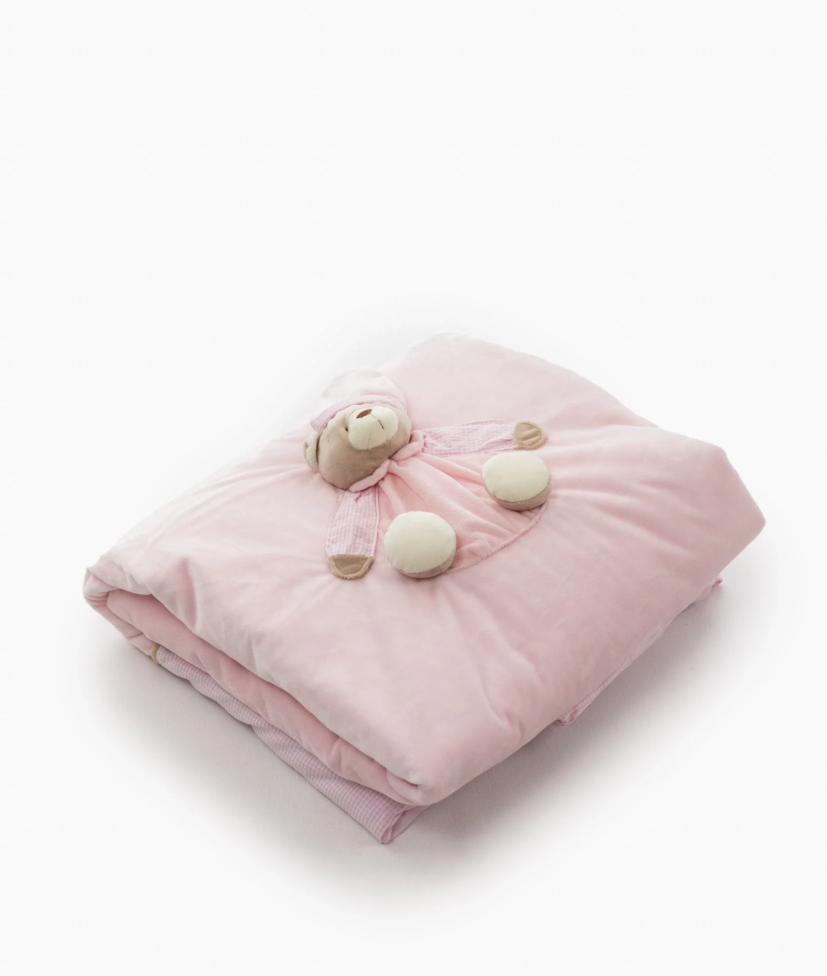 3D Toddler Quilt & Cover | Pink