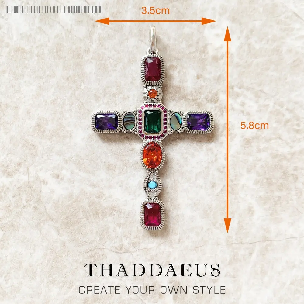 Majestic Cross Pendant | Sterling Silver Necklace Charm | Gift For Her