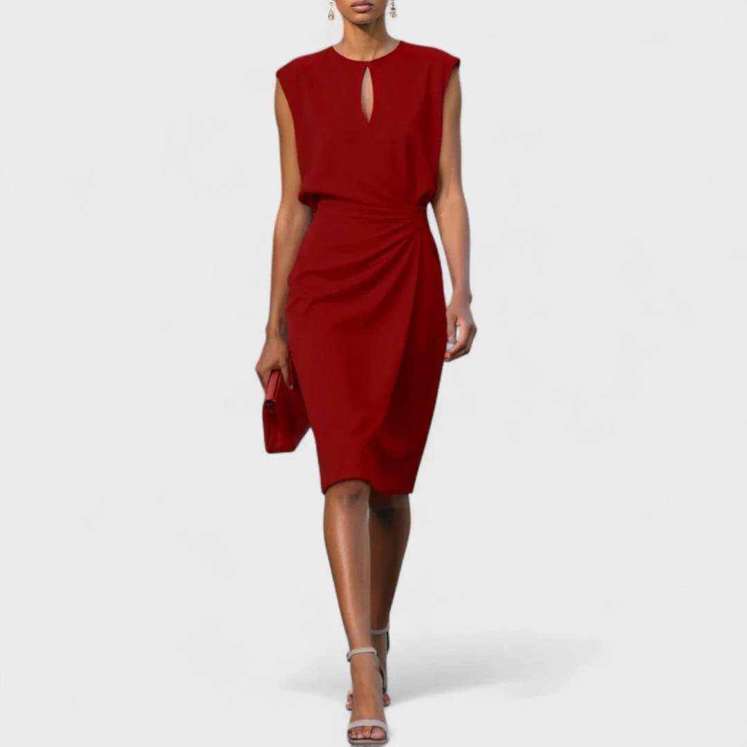 Women��s Elegant Cocktail Dress Flattering Feminine Silhouette