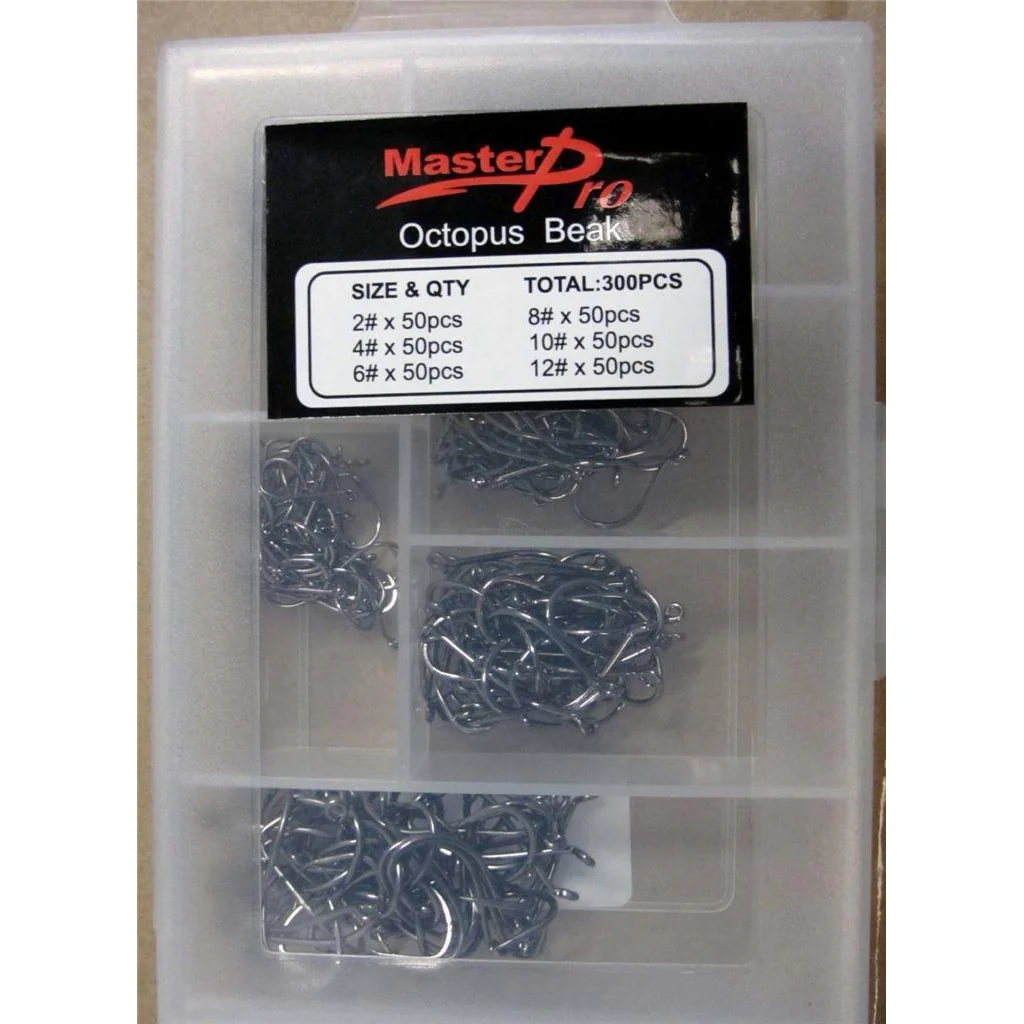 300 X Chemically Sharpened Octopus Hook In 6 Sizes Fishing Tackle