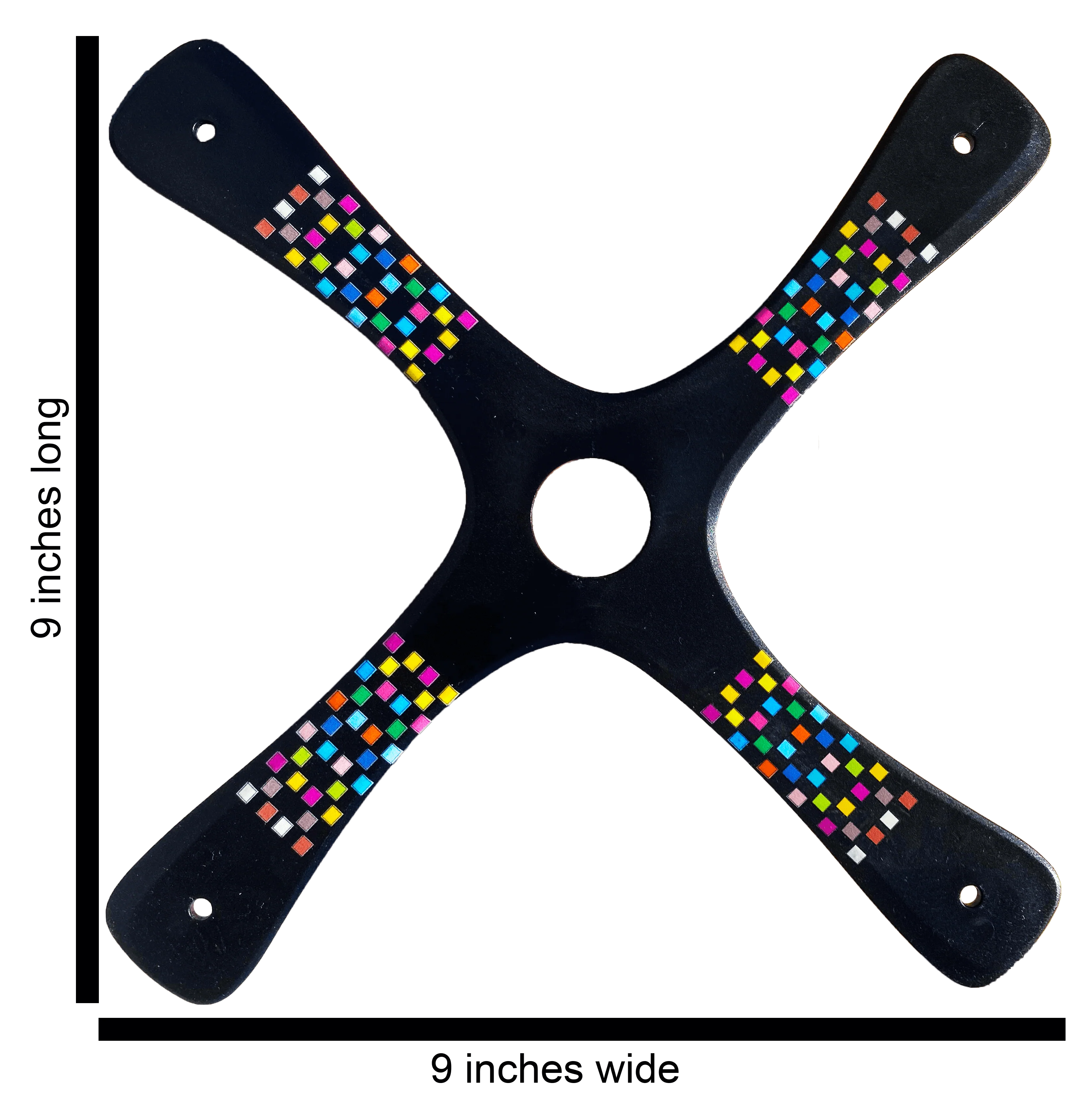 Competition Boomerang - Black Barcelona Boomerangs - Carbon infused