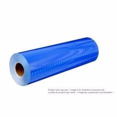 3M 3935-12 3/4X100  ~  High intensity Prismatic Reflective Sheeting 3935 Blue 12 3/4 in x 100 Yards