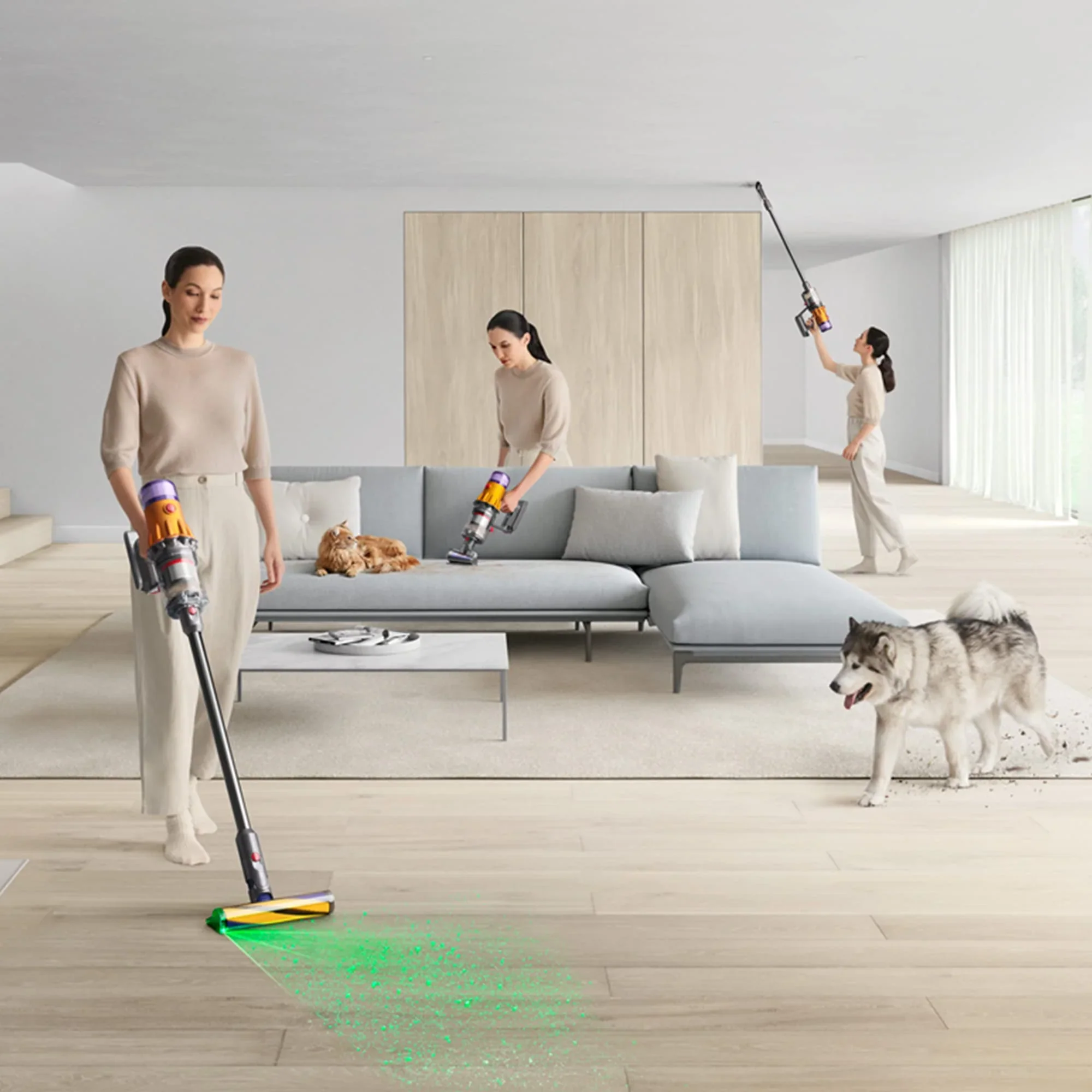 Dyson V12 Detect Slim+ vezeték nélküli porszívó