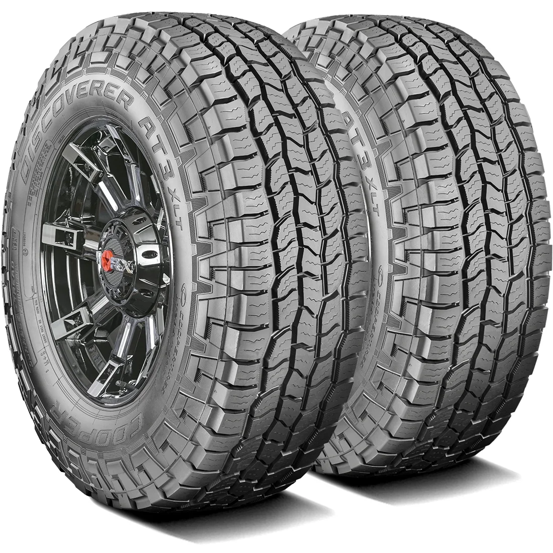 Anvelope Cooper Discoverer AT3 XLT All Terrain 285/70R17, Sarcină E 10 Ply, Compatibile cu Ram 1500 Rebel și Jeep Wrangler Rubicon