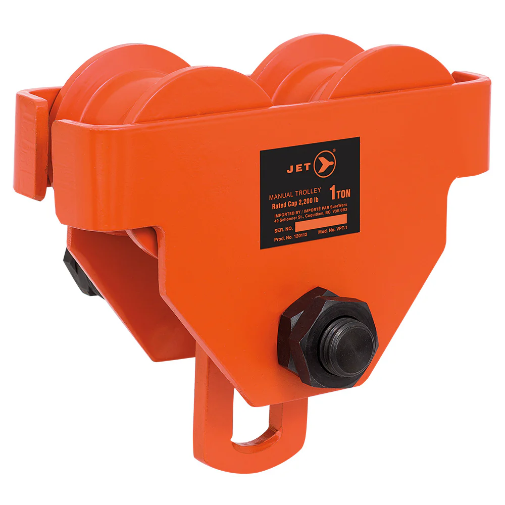 Jet VPT-05  ~  1/2 Ton Vpt Series Manual Trolley