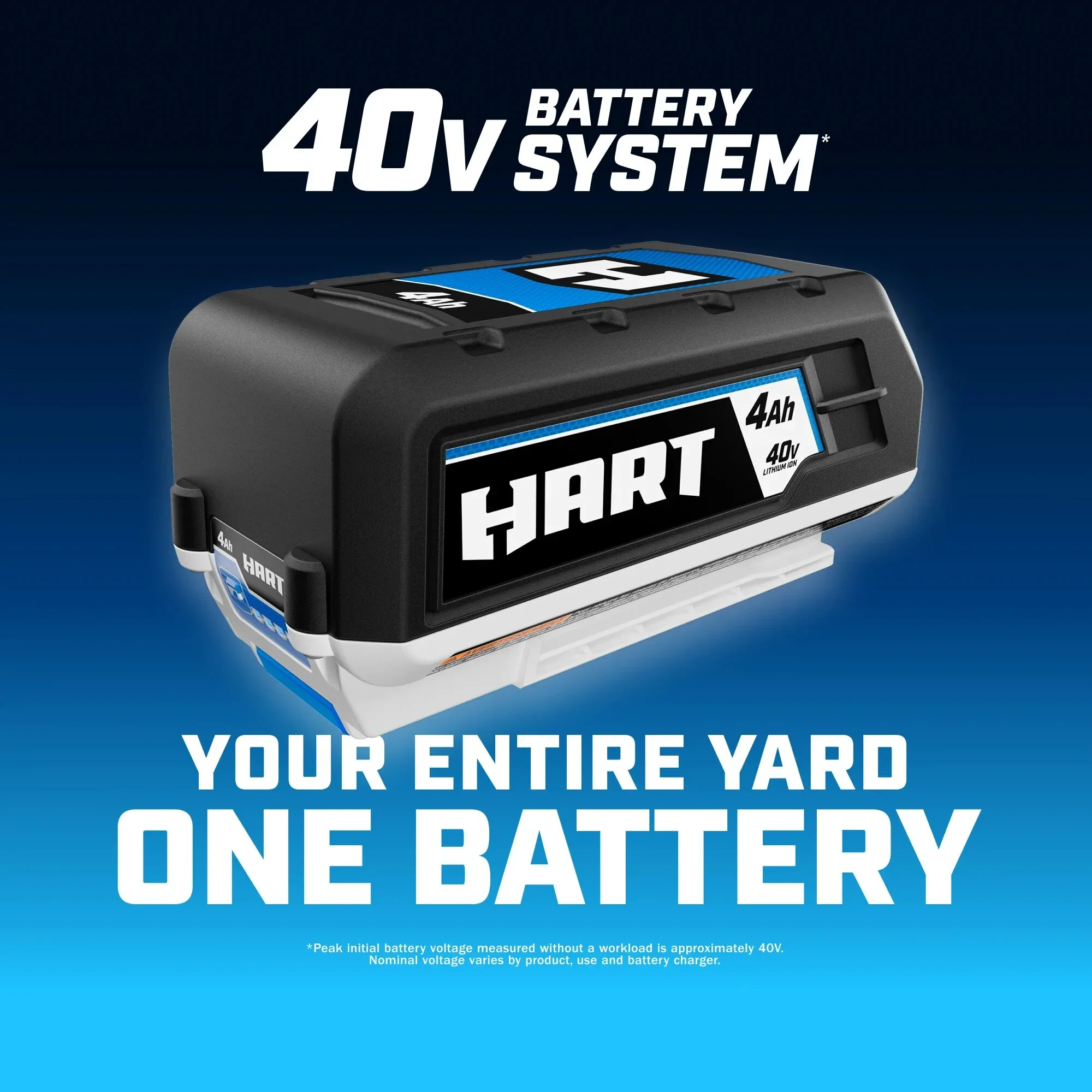 HART 40 Volts 4.0Ah Lithium-Ion Battery