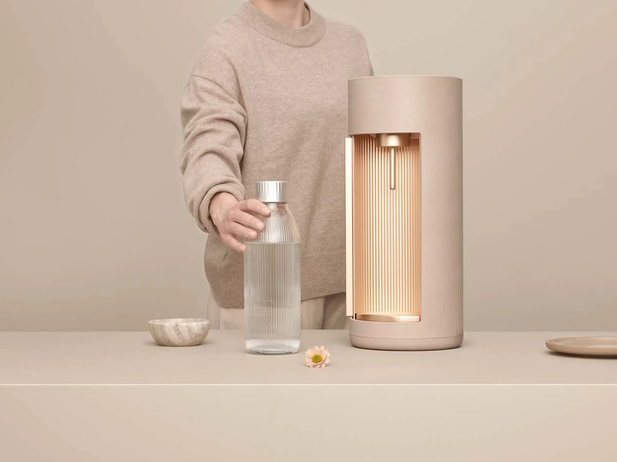 MySoda Bruiswatertoestel Glassy Latte