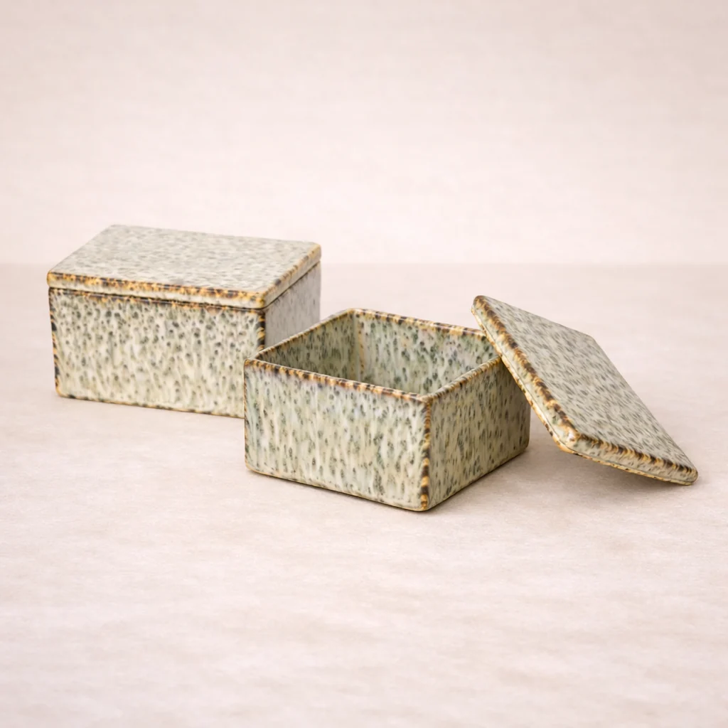 Whisper Ceramic Lidded Box