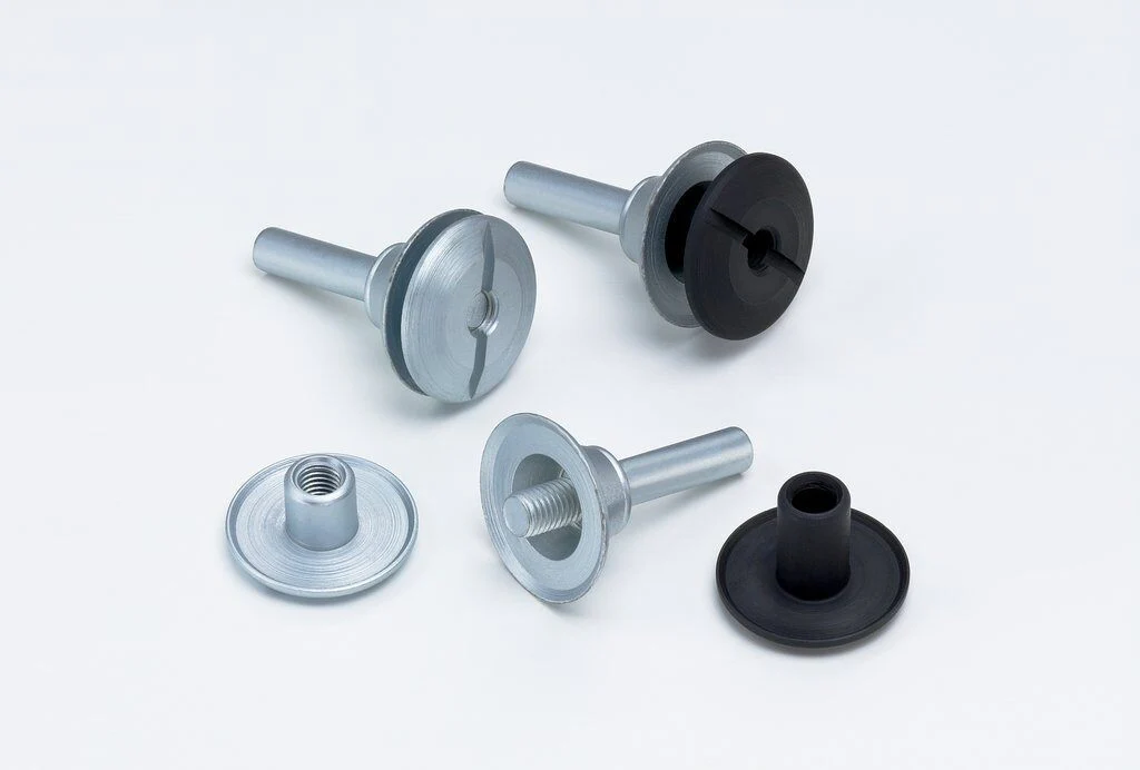 3M AB15012  ~  Unitized Wheel Mandrel 990 1-3/4 in x 1/4 in x 1 in