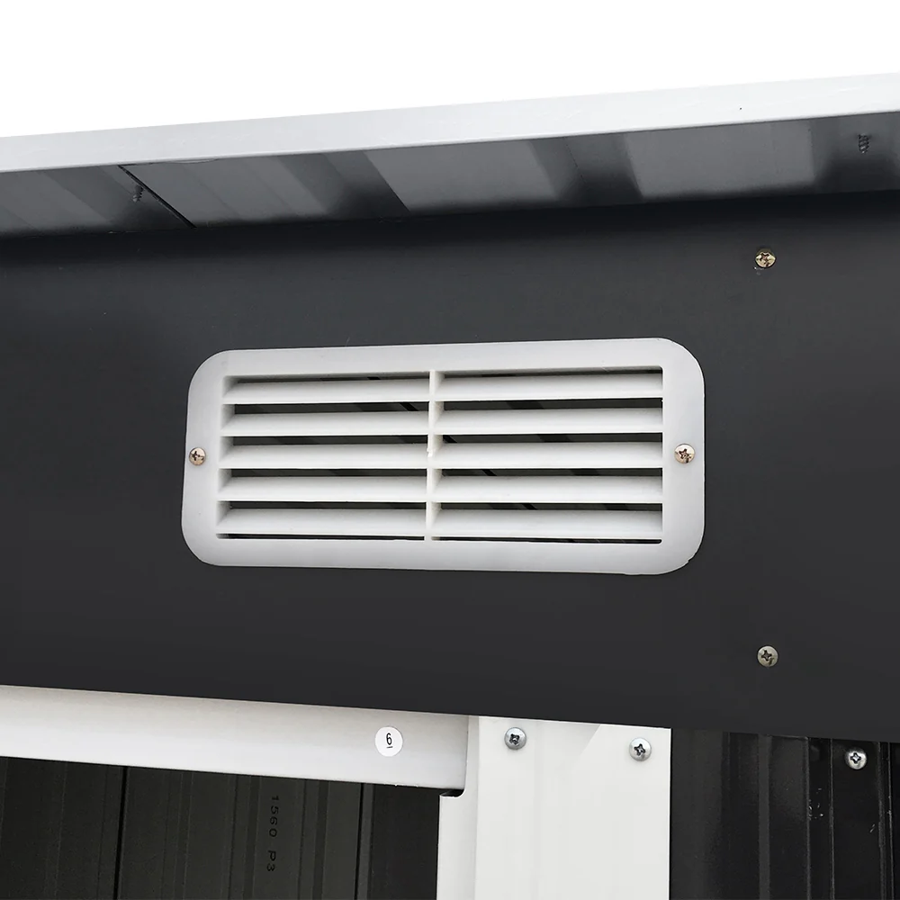 Giantz Garden Shed 2.38x1.31M Sheds Outdoor Storage Tool Metal Workshop Shelter Sliding Door