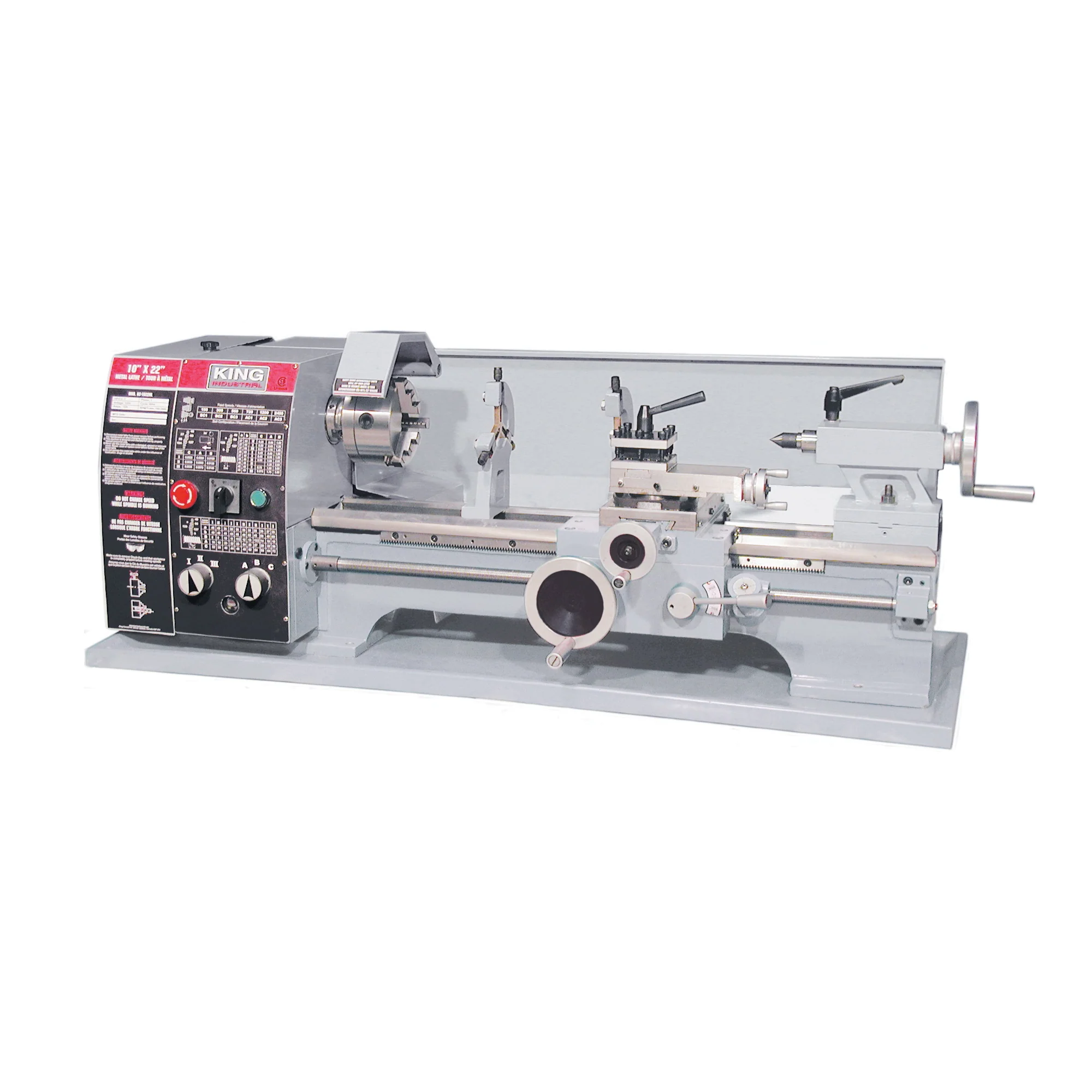 King Canada KC-1022ML  ~  Lathe Metal 10 Inch X 22 Inch Belt Drive 1 Hp 110V