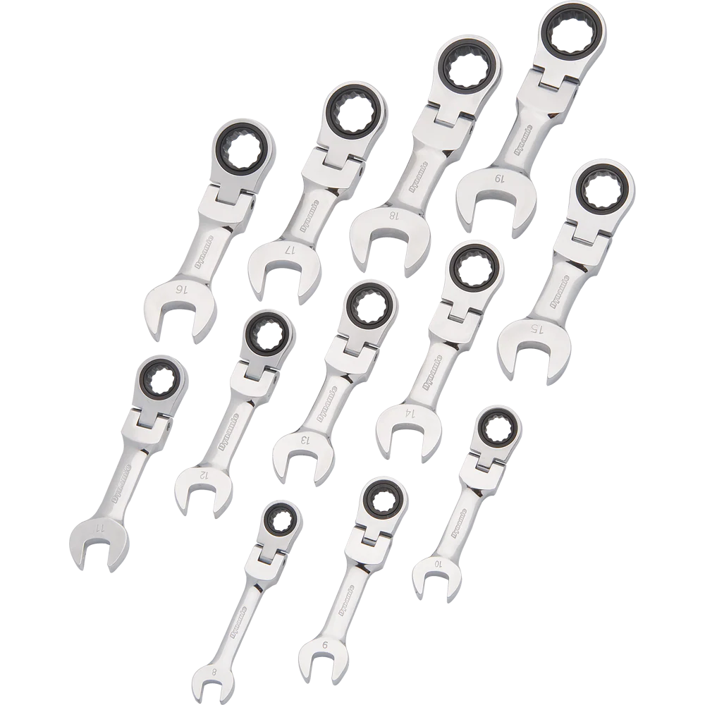 Dynamic D076608  ~  12 PC MET STBY REV COMBINATION GEAR WRENCH